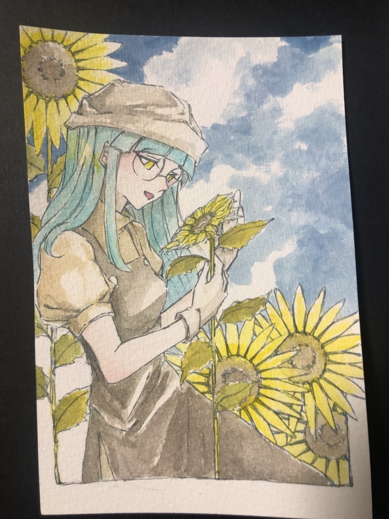 エンジェ　ポストカードサイズ原画