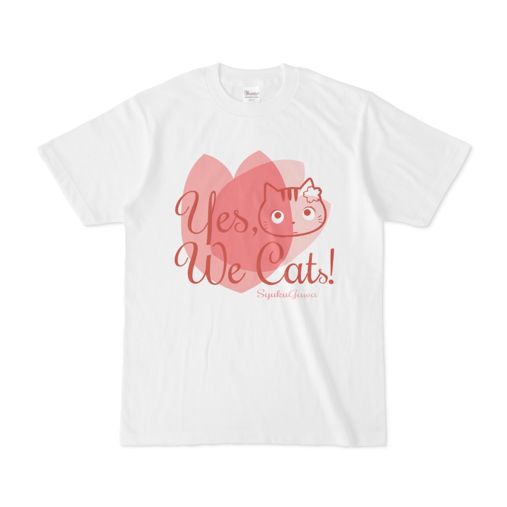 Tシャツ(Yes We Cats!)〜 夙川育ち