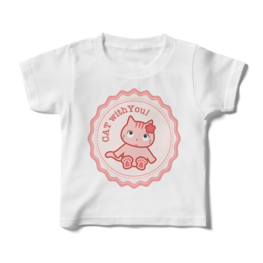 キッズTシャツ(Cat With you)〜 夙川育ち