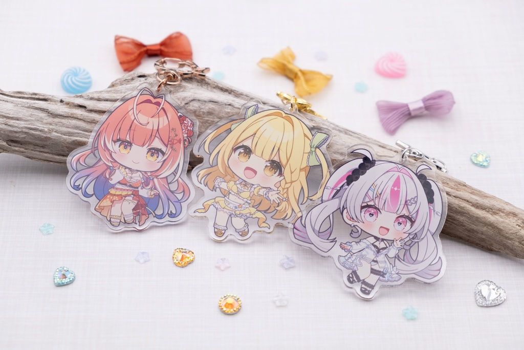 うおむすめアクリルキーホルダー