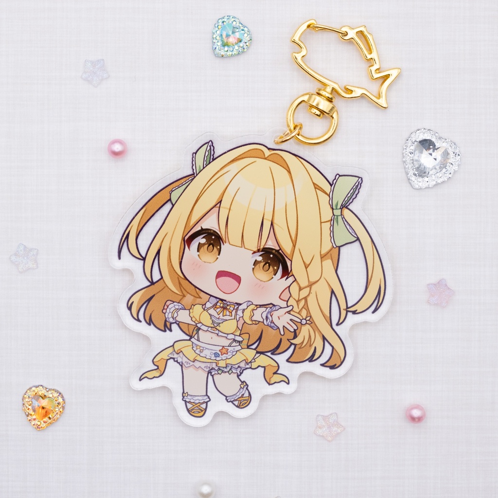 うおむすめアクリルキーホルダー