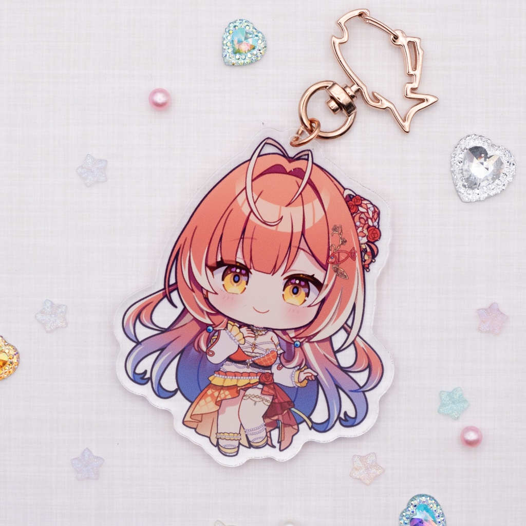 うおむすめアクリルキーホルダー