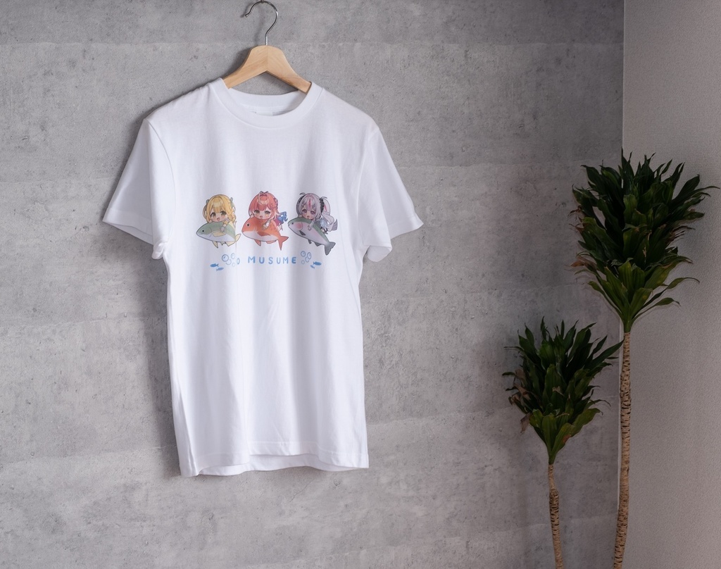【うおむすめ】Tシャツ~ミニおさかなver~(2025年夏モデル)