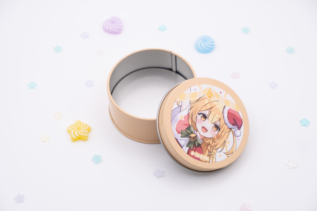 【うおむすめ】ラウンド缶(2025年クリスマスモデル)