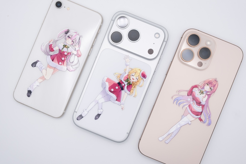 【うおむすめ】ステッカーセット(2025年クリスマスモデル)