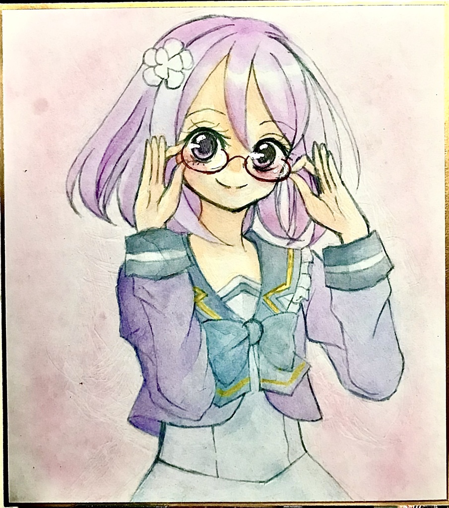 アイカツスターズ 七倉小春 ミニ色紙