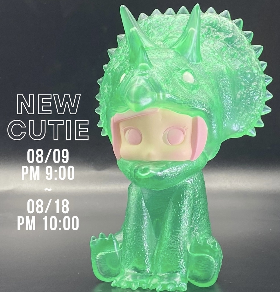CUTIE トリケラ　クリアグリーン(受注販売)