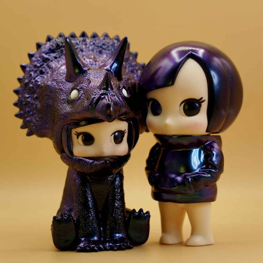 CUTIE パーカー&トリケラセット Polarization color(偏光色)Blue & Purple