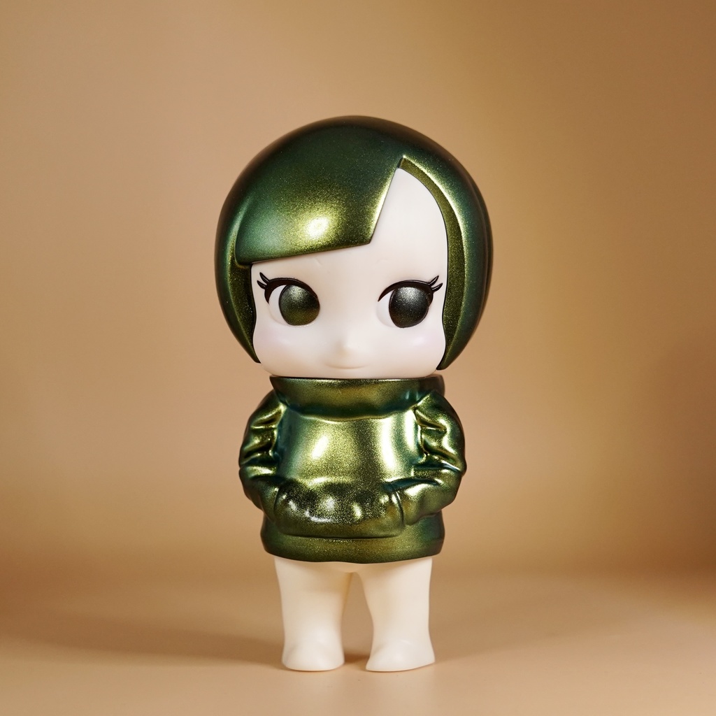 CUTIE パーカー Polarization color(偏光色)GREEN & YELLOW