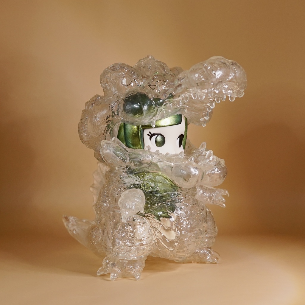 スピノ& CUTIE パーカー Polarization color(偏光色)GREEN & YELLOW