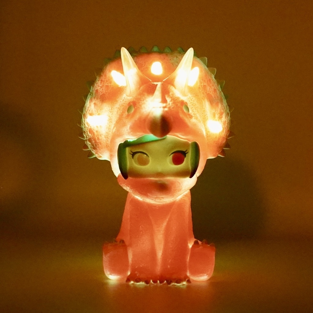 CUTIE トリケラ レッド(蓄光模様)再販