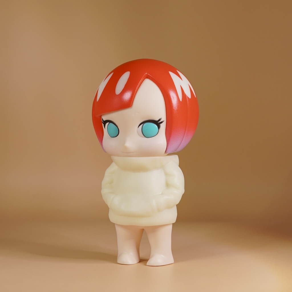 CUTIE パーカー レッド(蓄光模様)再販