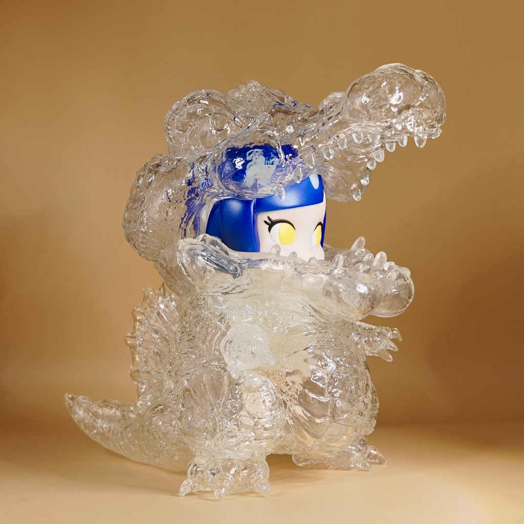 CUTIE パーカー ブルー(蓄光模様)&スピノ(クリア)