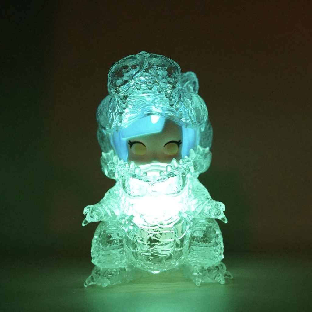 CUTIE パーカー ブルー(蓄光模様)&スピノ(クリア)