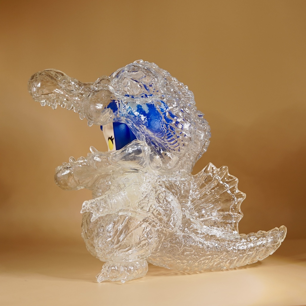 CUTIE パーカー ブルー(蓄光模様)&スピノ(クリア)