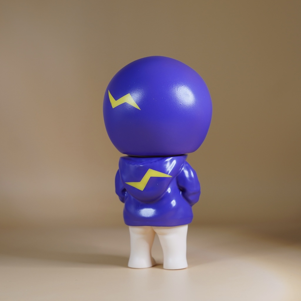 CUTIE パーカー パープル(黄色模様)