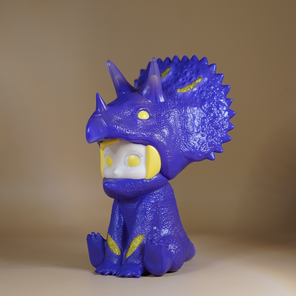 CUTIE トリケラ パープル(黄色模様)