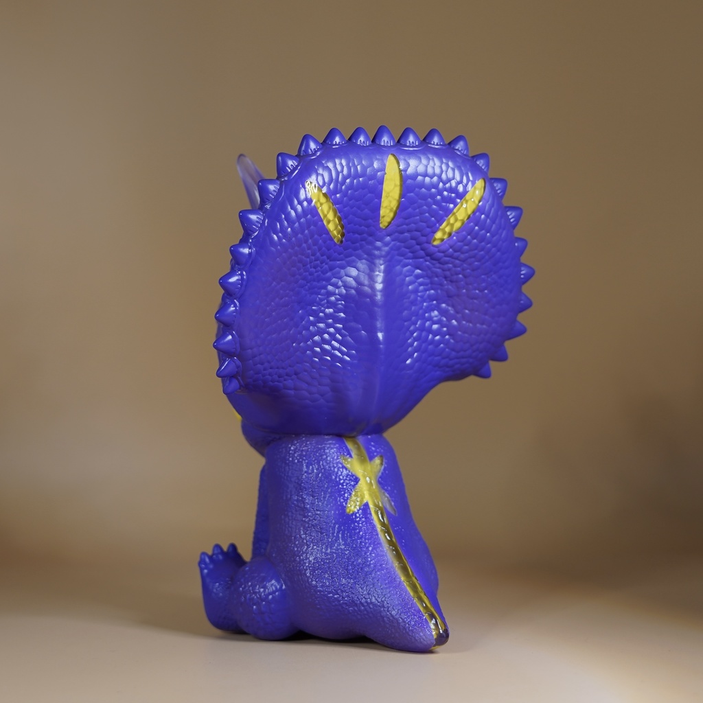 CUTIE トリケラ パープル(黄色模様)