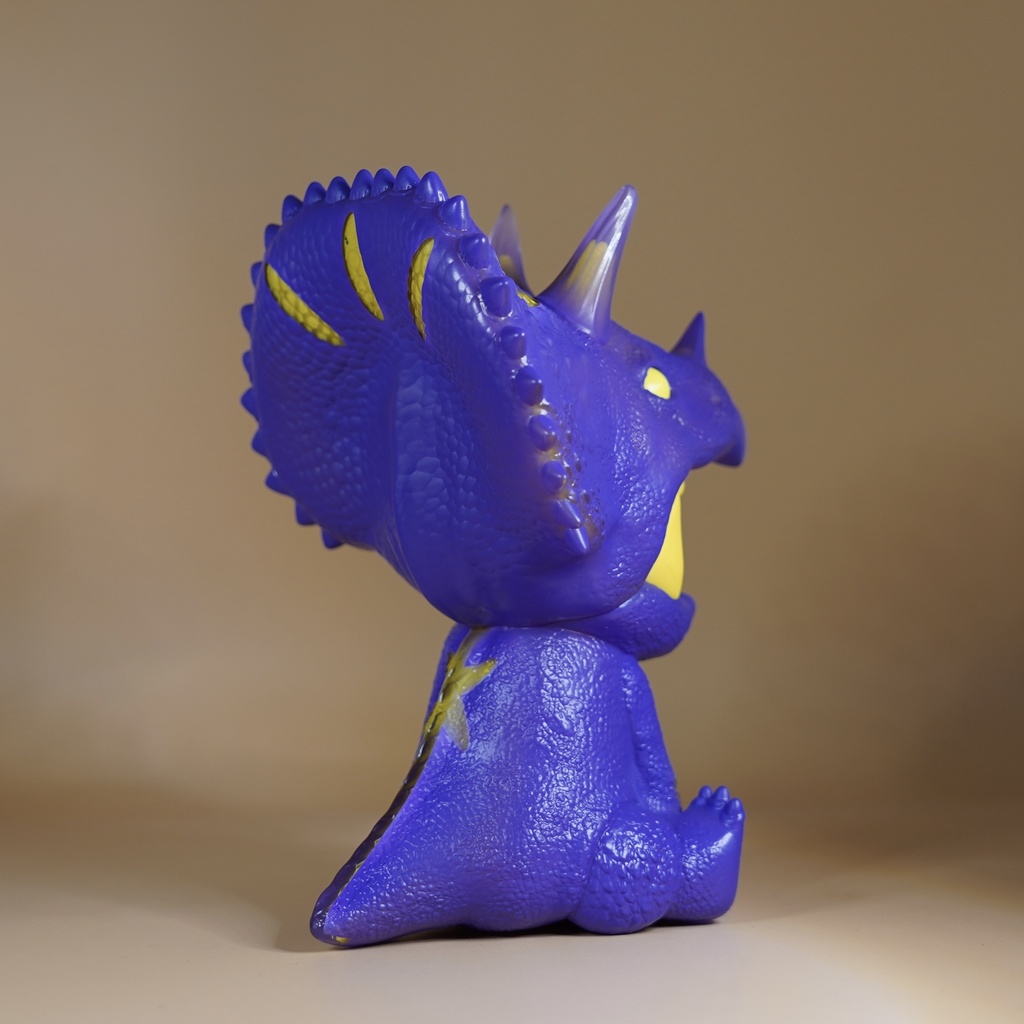 CUTIE トリケラ パープル(黄色模様)