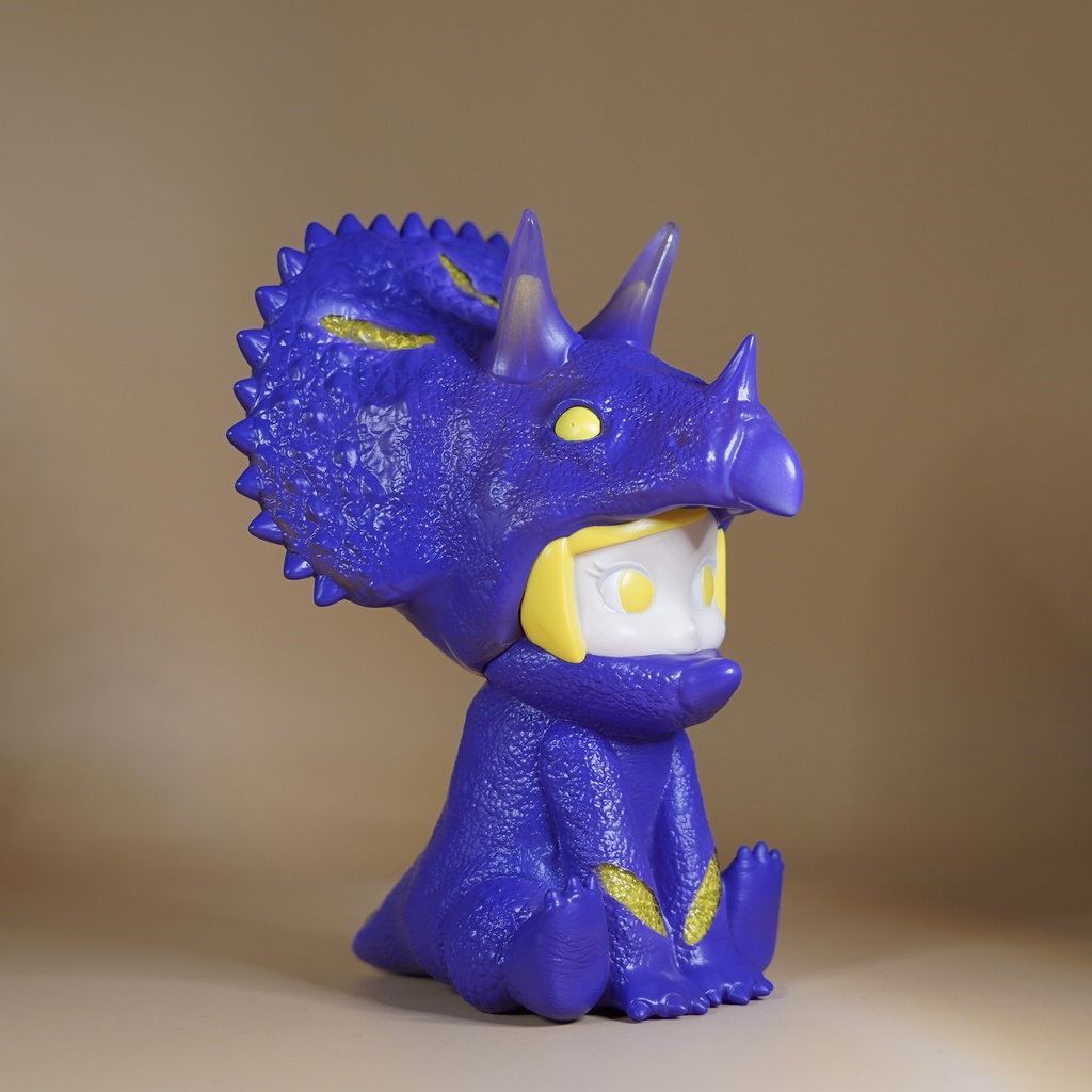 CUTIE トリケラ パープル(黄色模様)