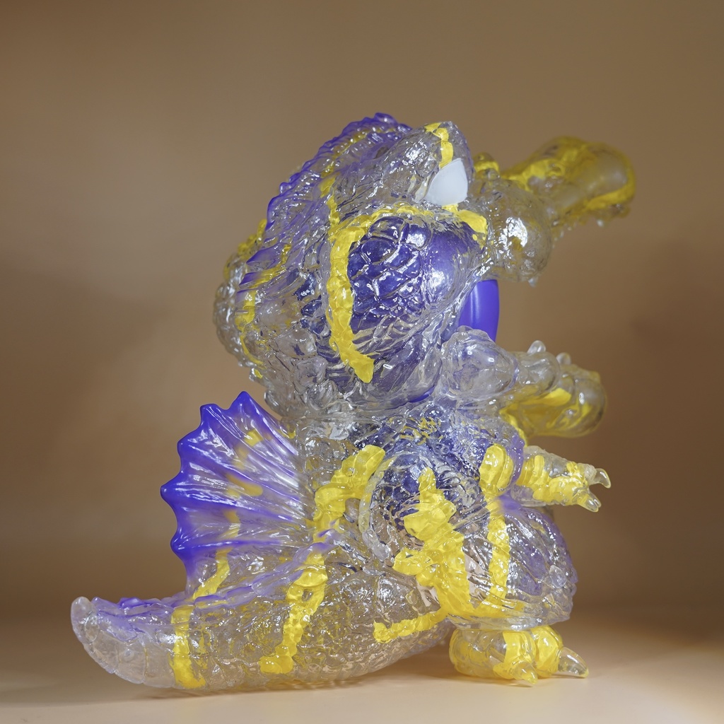 CUTIE パーカー パープル&スピノ(黄色模様)