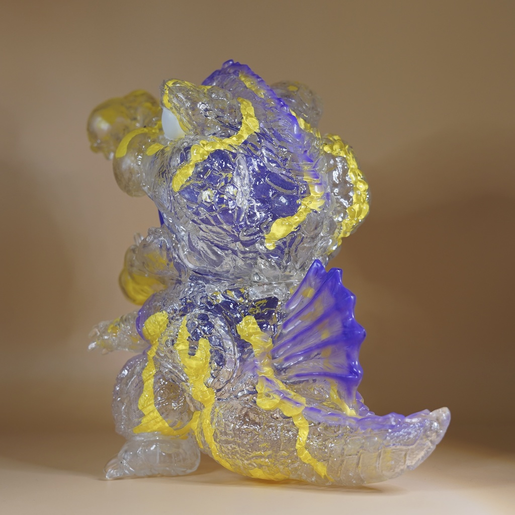 CUTIE パーカー パープル&スピノ(黄色模様)