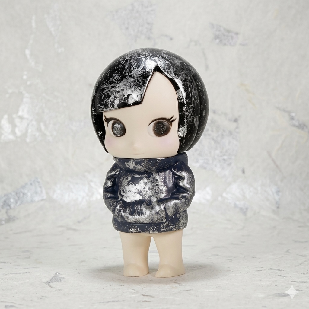 CUTIEパーカー ラップ塗装（シルバー）