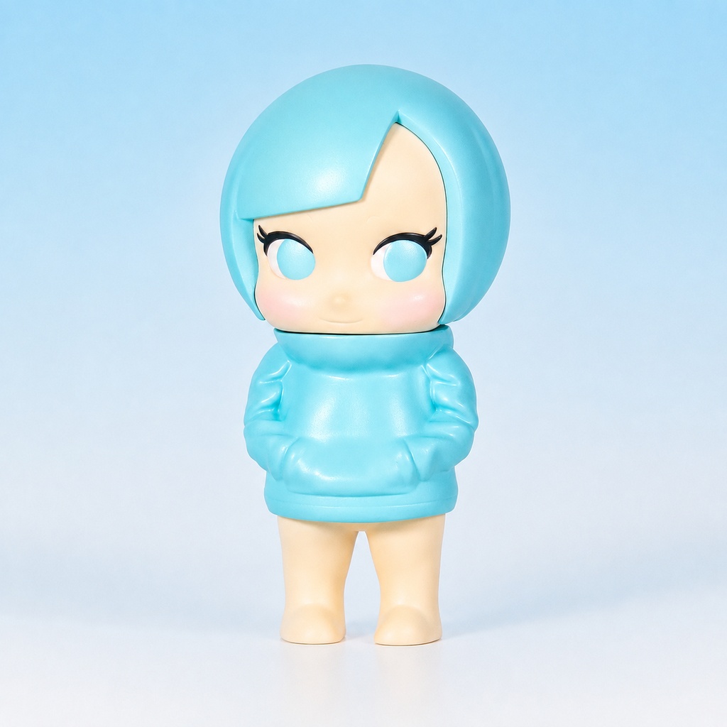 CUTIE パーカー　パールブルー