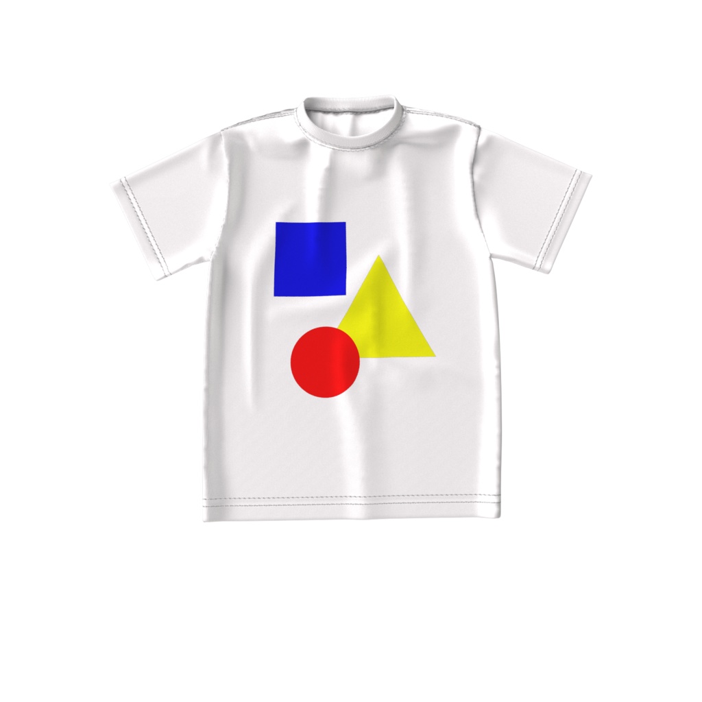 loose-fitting silhouette t-shirt
