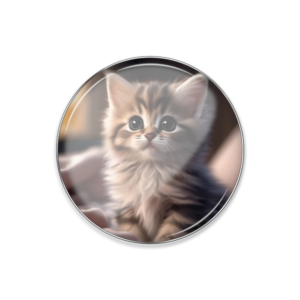 にゃんピンバッジ（cat pin badge）