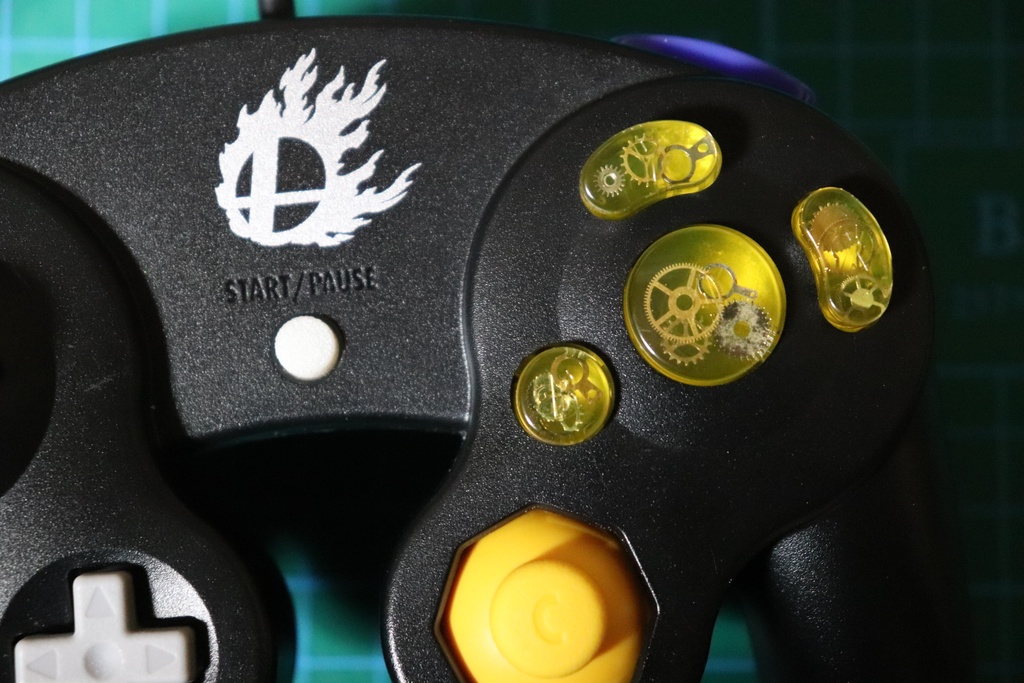 自作ボタン GCコン(ABXY)