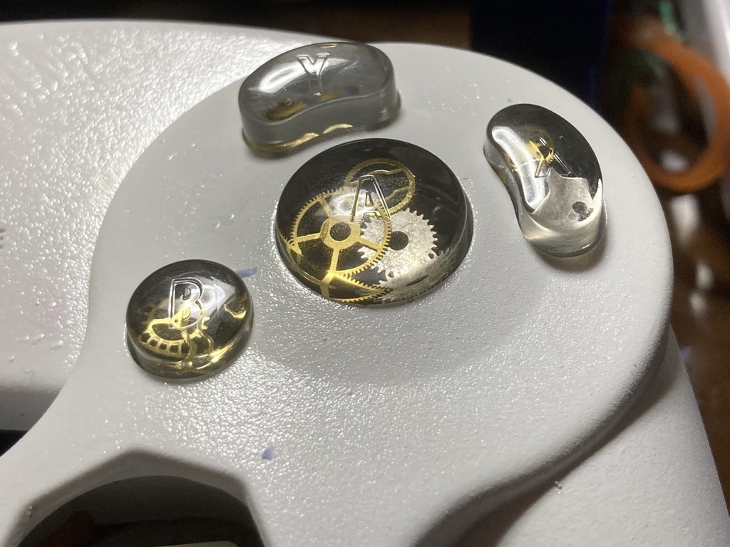 自作ボタン GCコン (ABXY)