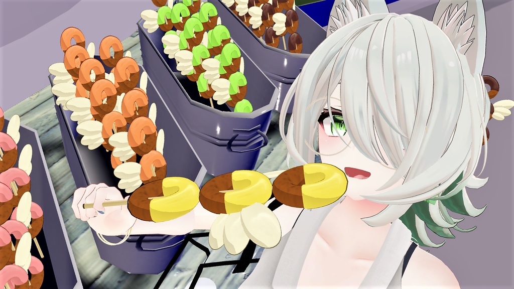 【3Dモデル】ドーナッツ 天使の輪