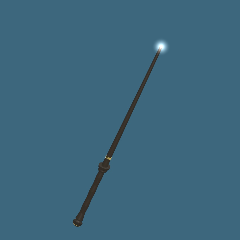 Elegant Wand 【3Dモデル】エレガントな魔法の杖