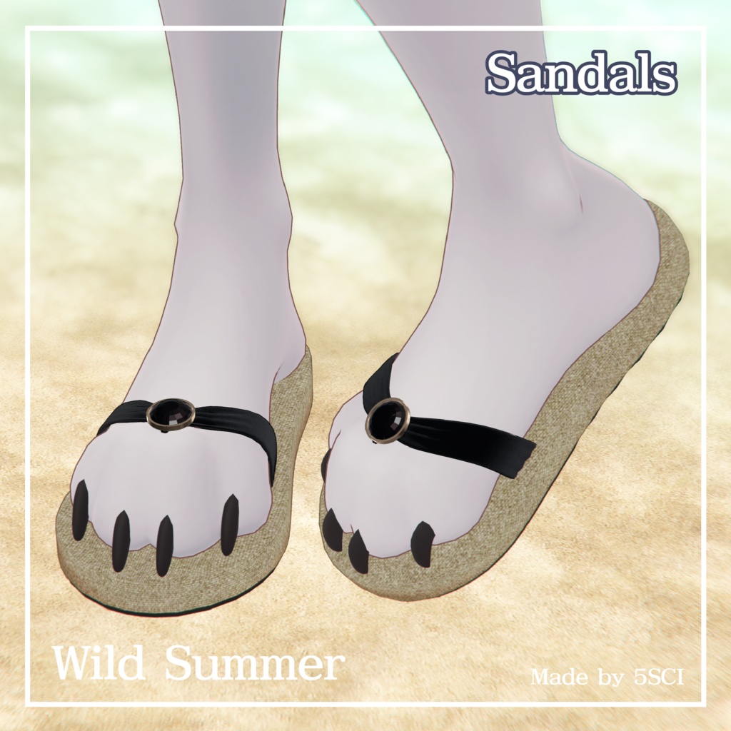 Wild Summer -Two-piece Swimsuit-【3Dモデル】ビキニ水着