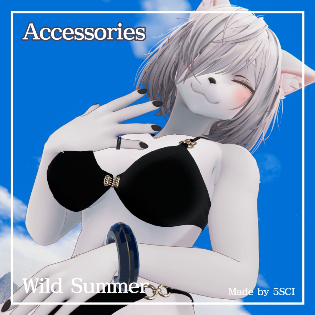 Wild Summer -Two-piece Swimsuit-【3Dモデル】ビキニ水着