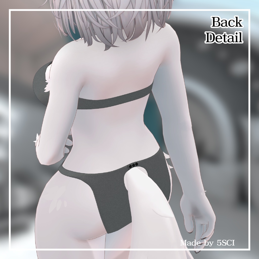 Simple Underwear for Mashiro 【3Dモデル】