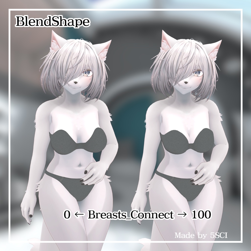 Simple Underwear for Mashiro 【3Dモデル】