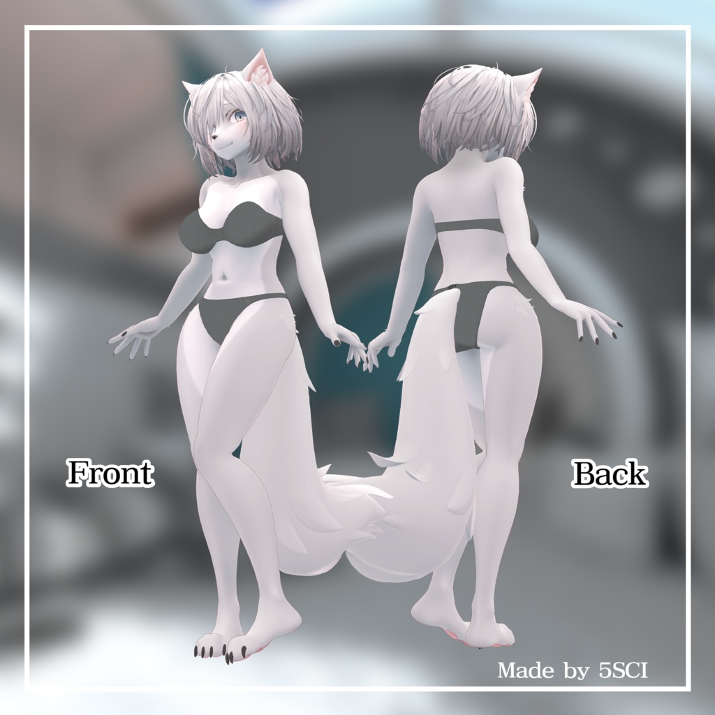 Simple Underwear for Mashiro 【3Dモデル】