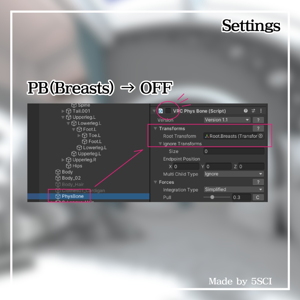 Simple Underwear for Mashiro 【3Dモデル】
