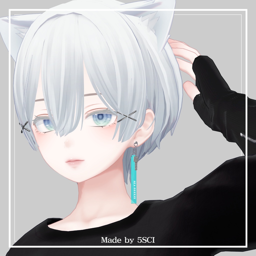 H.K.E.-Hotel Key Earrings- 【3Dモデル】