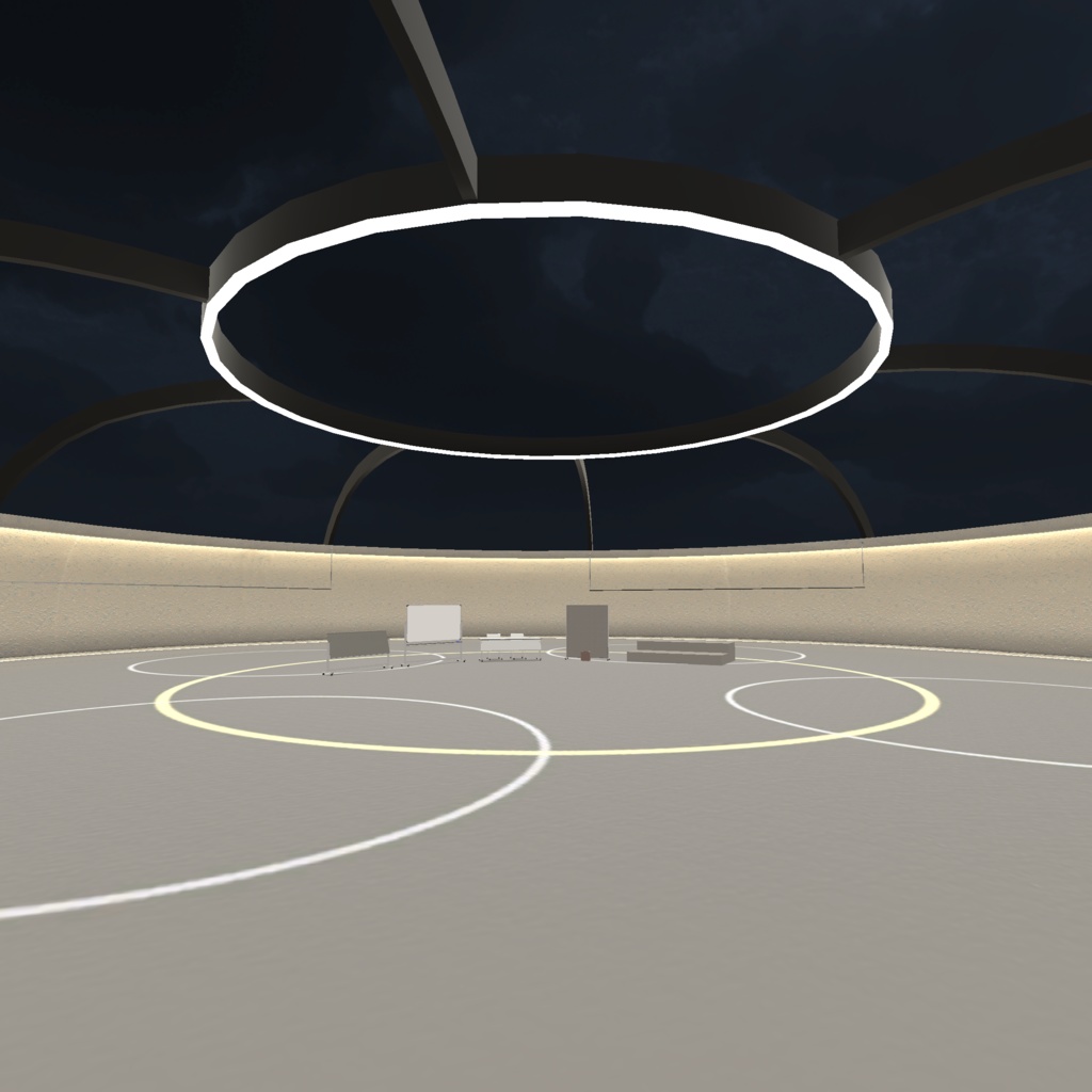 Open-top Exhibition Hall 【3Dモデル】