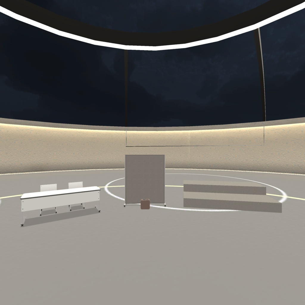 Open-top Exhibition Hall 【3Dモデル】