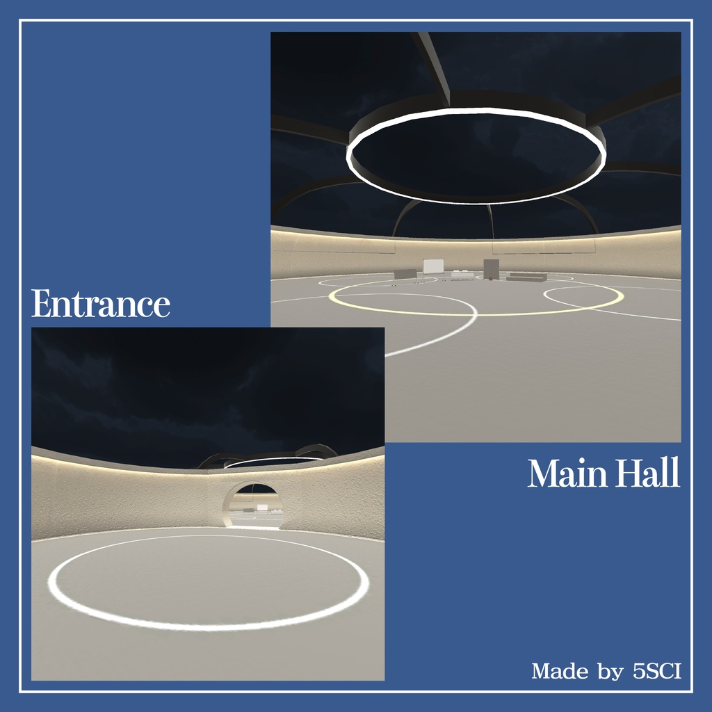 Open-top Exhibition Hall 【3Dモデル】