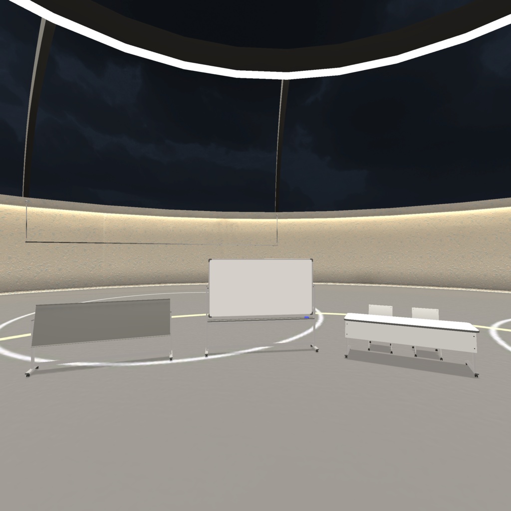 Open-top Exhibition Hall 【3Dモデル】