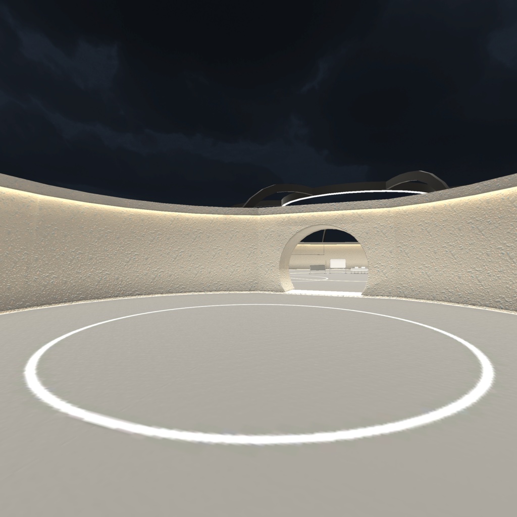 Open-top Exhibition Hall 【3Dモデル】