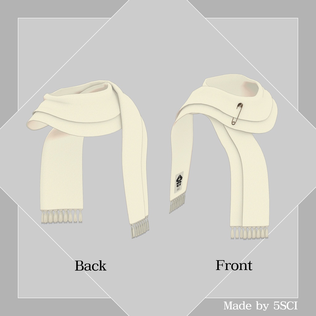 Simple Muffler for Mashiro 【3Dモデル】