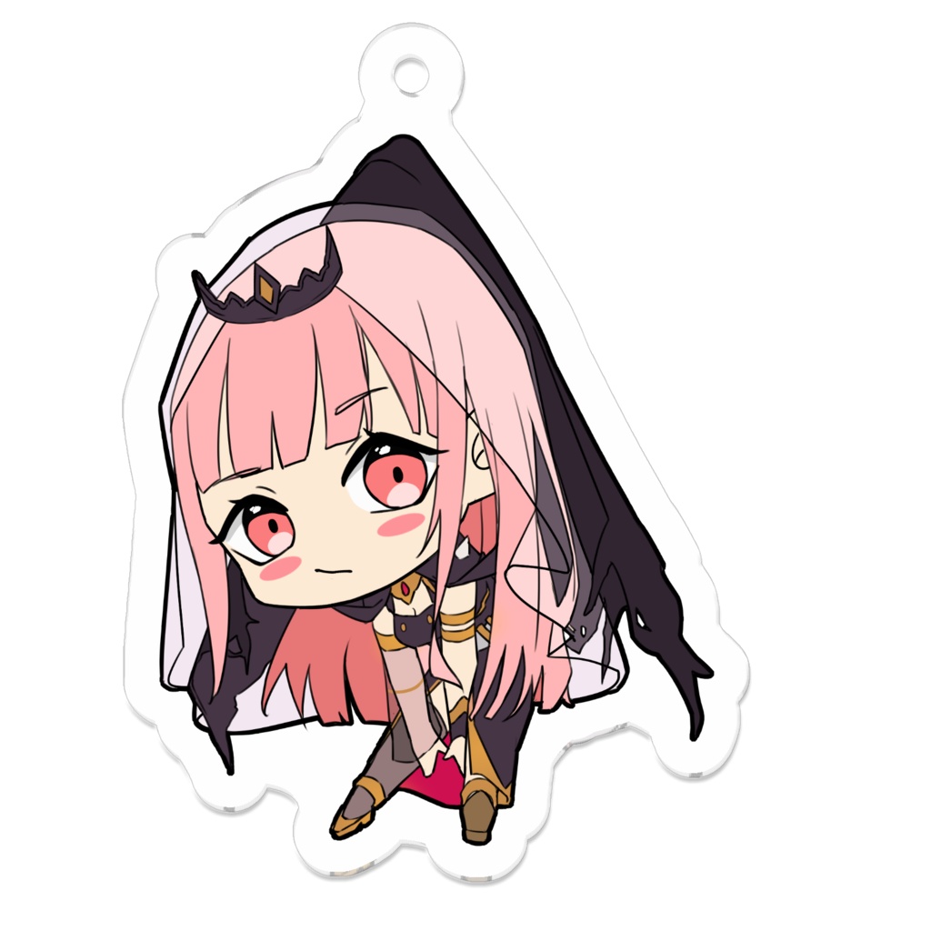 Mori Calliope 森美声 アクリルキーホルダー 50 x 50mm