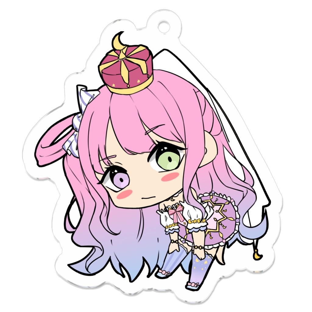 姫森ルーナ アクリルキーホルダー 50 x 50mm