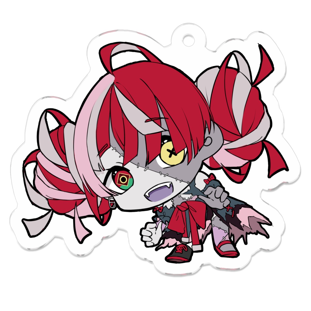 クレイジー・オリー アクリルキーホルダー 50 x 50mm